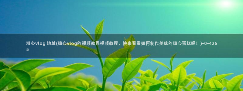 糖心vlgo女演员排行榜